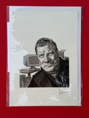 Hermann Mejia - 1 Original drawing - John Wayne mit Augenzwinkern MAD | Catawiki