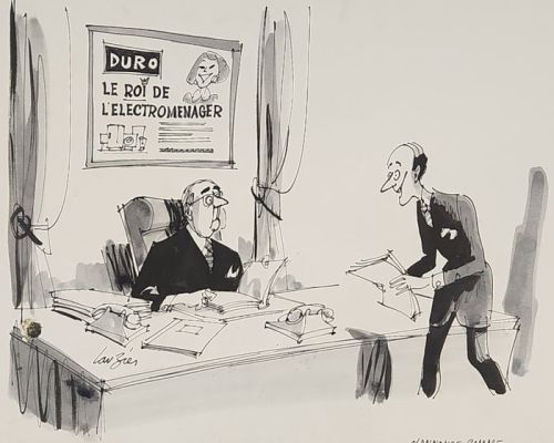 Lauzier, Gérard - 1 Original drawing - Duro | Catawiki