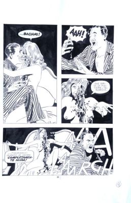 Micheluzzi, Attilio - 1 Original page - Dylan Dog - Speciale n. 2 "Gli Orrori di Altroquando" - 1988