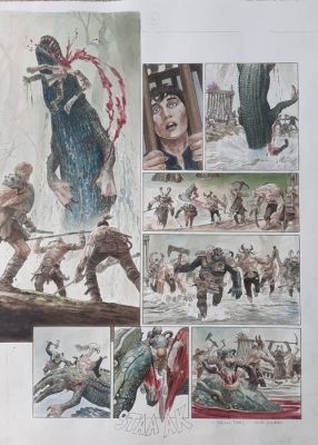 Zuccheri, Laura - 1 Original colour page - Thellus - 2023 | Catawiki