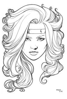 Mike McKone | Silver Sable (Headshot) | Mike McKone