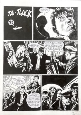 Alessandrini, Giancarlo - 1 Original page - Dylan Dog | Catawiki