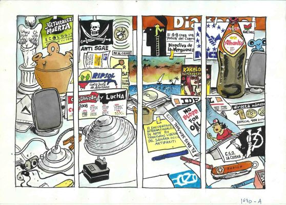 Carlos Azagra | Original page: Magazine el Jueves #1630 (A) – Azagra y Revuelta | Origin Of Comics