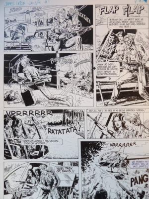 Scholz, Claus - 1 Original page - James Leigh - Jungle [p.43] - 1989 | Catawiki