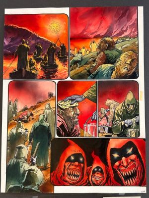 Ezquerra, Carlos - 1 Original page - Durham Red - I‘ve Died and Gone to Hell! - 1992