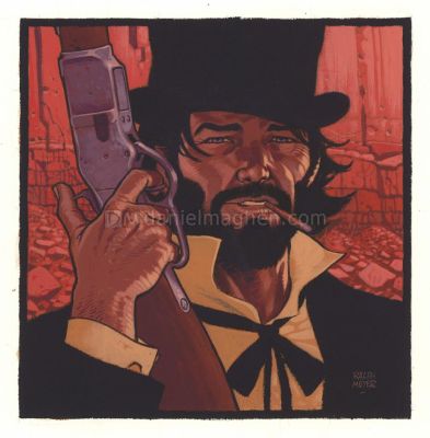 Ralph Meyer | Undertaker, Jonas Crow, illustration originale | Daniel Maghen