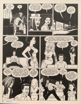 Jaime Hernandez - 1 Original page - Love & Rockets - 1992
