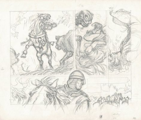 Swolfs, Yves - 1 Original preliminary drawing - Legende - 2003 | Catawiki