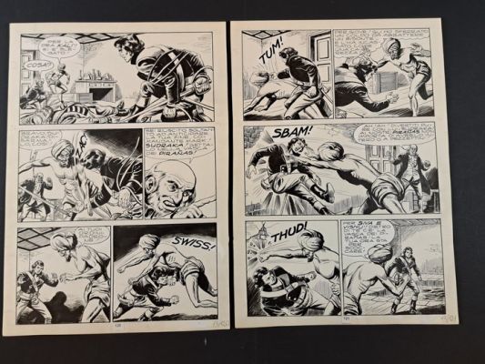 EsseGesse - 2 Original page - Il Comandante Mark: Il Messaggio Segreto - 1968 | Catawiki