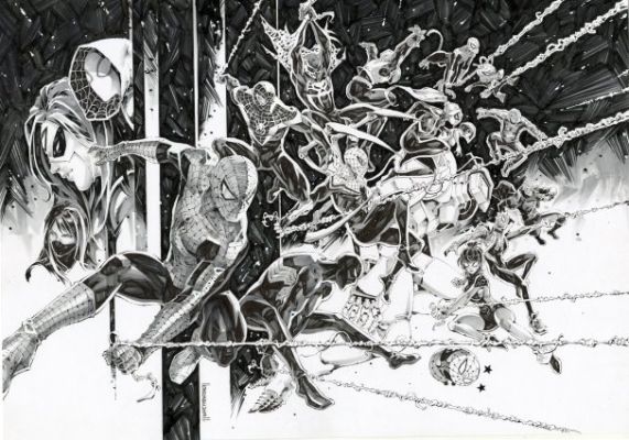 Ngu, Kael - ACROSS THE SPIDER-VERSE Illustration | ComicConnect (Buy It Now)