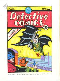 Fred Hembeck - Detective Comics Issue 27 Page Recreation