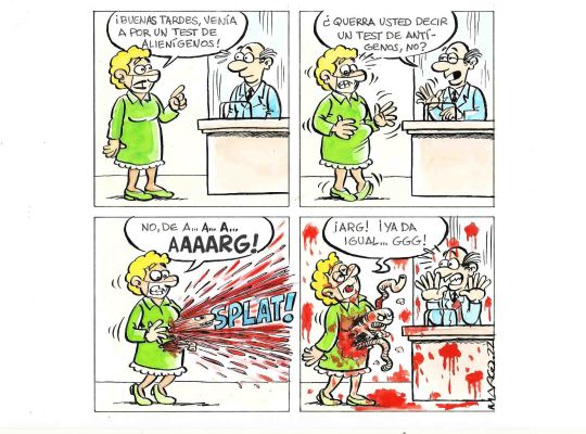 Joan C. Marco | Original page: Alien – Marco | Origin Of Comics