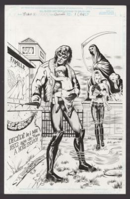Doran, Colleen - MUTANT X ANNUAL #2 Splash Page | ComicConnect (Buy It Now)