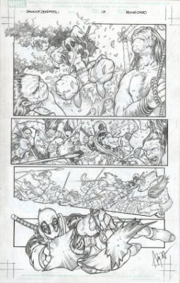 Dazo, Bong - DEADPOOL: MERC WITH A MOUTH (2009) #1 Interior Page