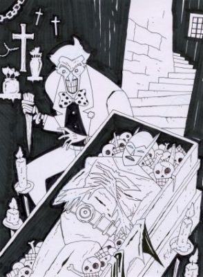 Kundo Krunch - JOKER VS. VAMPIRE BATMAN Illustration