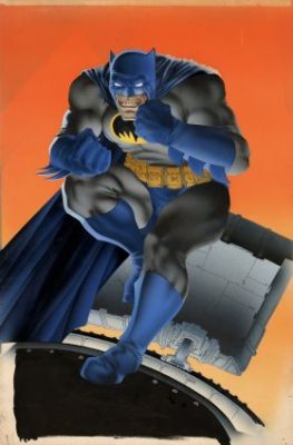 Miller, Frank - BATMAN: THE DARK KNIGHT RETURNS STORE DISPLAY Illustration | ComicConnect
