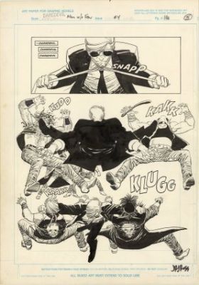 Romita Jr., John - DAREDEVIL THE MAN WITHOUT FEAR (1993-94) #4 Half Splash | ComicConnect