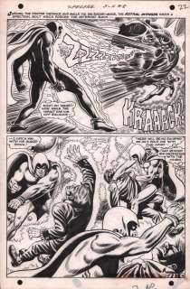 Jerry Grandenetti, Murphy Anderson - The Spectre #8 P.18 - Spectre Repels Asteroid, Beats Thug Up - 1969