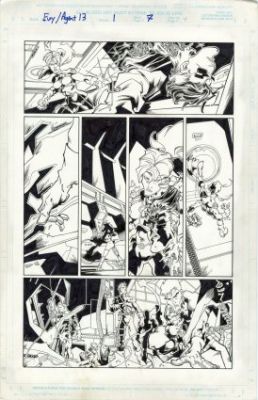 Bernardo, Ramon - FURY/AGENT 13 #1 Interior Page | ComicConnect