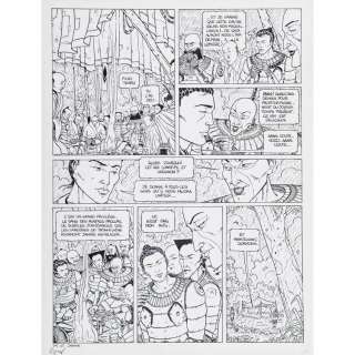 Philippe ADAMOV (né en 1956) - Lot 1 - Le vent des dieux, Le sang de la Lune - Tome 1