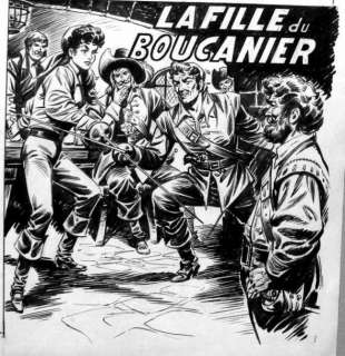 Dut. (Duteurtre. 1911-1989). | DUT. . Â« La Fille du Boucanier Â». Ensemble de 132 planches… | Tessier Sarrou