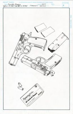 Brown, Eliot R. - PUNISHER ARMORY (1990-94) Pin-Up | ComicConnect