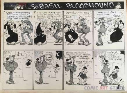 Bobby London | SIR BASIL BLOODHOUND HEAD magazine, 1977 | Comic Art Store