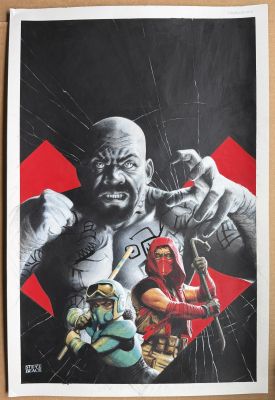 Steve Beach - Red Hood: The Hill #4 Cover