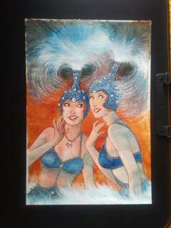 Djeff | Original watercolour  - Broadway  - limited first edition | Catawiki