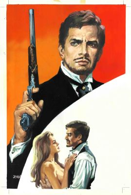 Rafael Cortiella | Summer Sale (Ends August 31) // Original art – Drawing for a movie poster: El Escándalo – Cortiella | Origin Of Comics