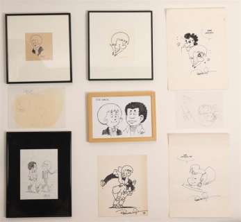 KRUIS, JAN (1933-2017). SJORS EN SJIMMIE NINE ORIGINAL DRAWINGS, A.O. | Zwiggelaar Auctions