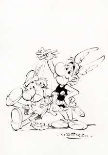 Uderzo Albert - "Pinocchio e Asterix", 1986 | Urania Casa d’Aste