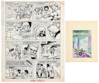 Sirius | Timour, planche n° 43 à l’encre de Chine et… | Millon