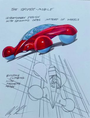 Alex Ross | Original Alex Ross Spider-Man redesign concepts 1 | Alex Ross