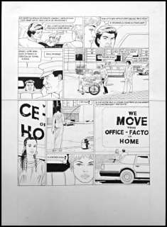 Renaud | Planche originale (p.30)  - Jessica Blandy T21  - La Frontière  - (2002) | Catawiki