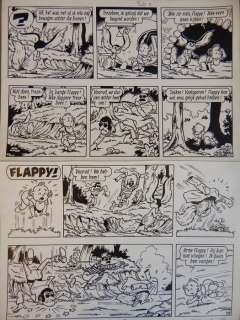 Vandersteen / Merho | Original page (p.9)  - Pats 2  - De Blauwe kruik  - (1975) | Catawiki