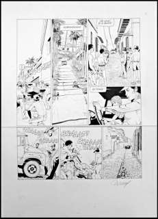 Renaud | Planche originale (p.14)  - Jessica Blandy T14  - Cuba! | Catawiki