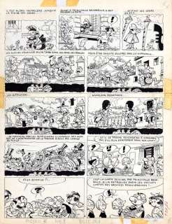 Attanasio | Ambroise et Gino, planche n°6 à l’encre de… | Millon