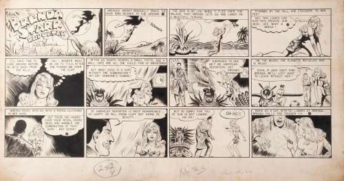 BRENDA STARR REPORTER SUNDAY COMIC STRIP | misc / divers