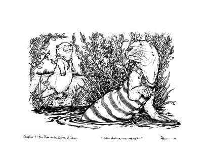 David Petersen | Otter & Portly reunited Original Art | David Petersen