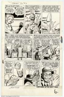 Jack Kirby and Dick Ayers - Original Art to Fantastic Four #14, Page 6 (Marvel, 1963). As Sue tries to forget the - | Heritage