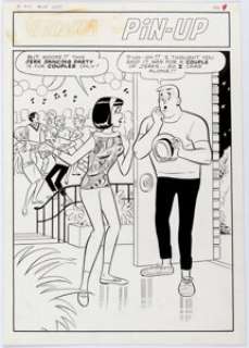 Dan DeCarlo and Vincent DeCarlo Archie’s Girls Betty and Veronica Complete 1-Page Story Original Art (Archie, - | Heritage