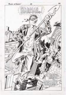 Peter Krause and Dick Giordano The Power of Shazam! #35 Splash Page 22 Original Art (DC, 1998). The last page - | Heritage