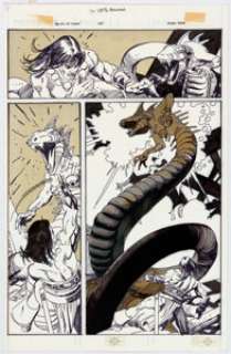 Gil Kane The Savage Sword of Conan #65 Page 25 Original Art Panel Page (Marvel, 1981). Conan finally figures - | Heritage