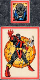 Dave Johnson, Terry Austin, and Paul Mounts Marvel Trading Cards Series 3 Card #134 Terrax Production Original -
