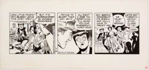 Russ Manning Star Wars Daily Comic Strip Original Art dated 9-4-79 (L. A. Times Syndicate, 1979). Bemmie shows - | Heritage
