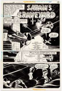 John Calnan Ghosts #59 Complete 4-Page Story Original Art (DC Comics, 1977). Calnan’s dynamically composed - | Heritage