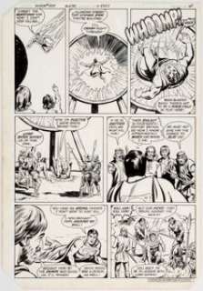 Curt Swan and Dave Hunt Action Comics #534 Story Page 4 Original Art  (DC, 1982). Superman meets the natives in - | Heritage