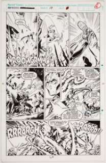 Mark Bagley and Larry Mahlstedt New Warriors #17 Page 6 Original Art (Marvel, 1991).... | Heritage