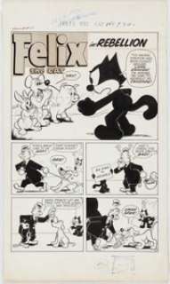 Otto Messmer Pat Sullivan’s Felix the Cat #84 3 Complete 5-Page Stories Original Art (Harvey Comics, 1957).... (Total: 15 Original Art) | Heritage